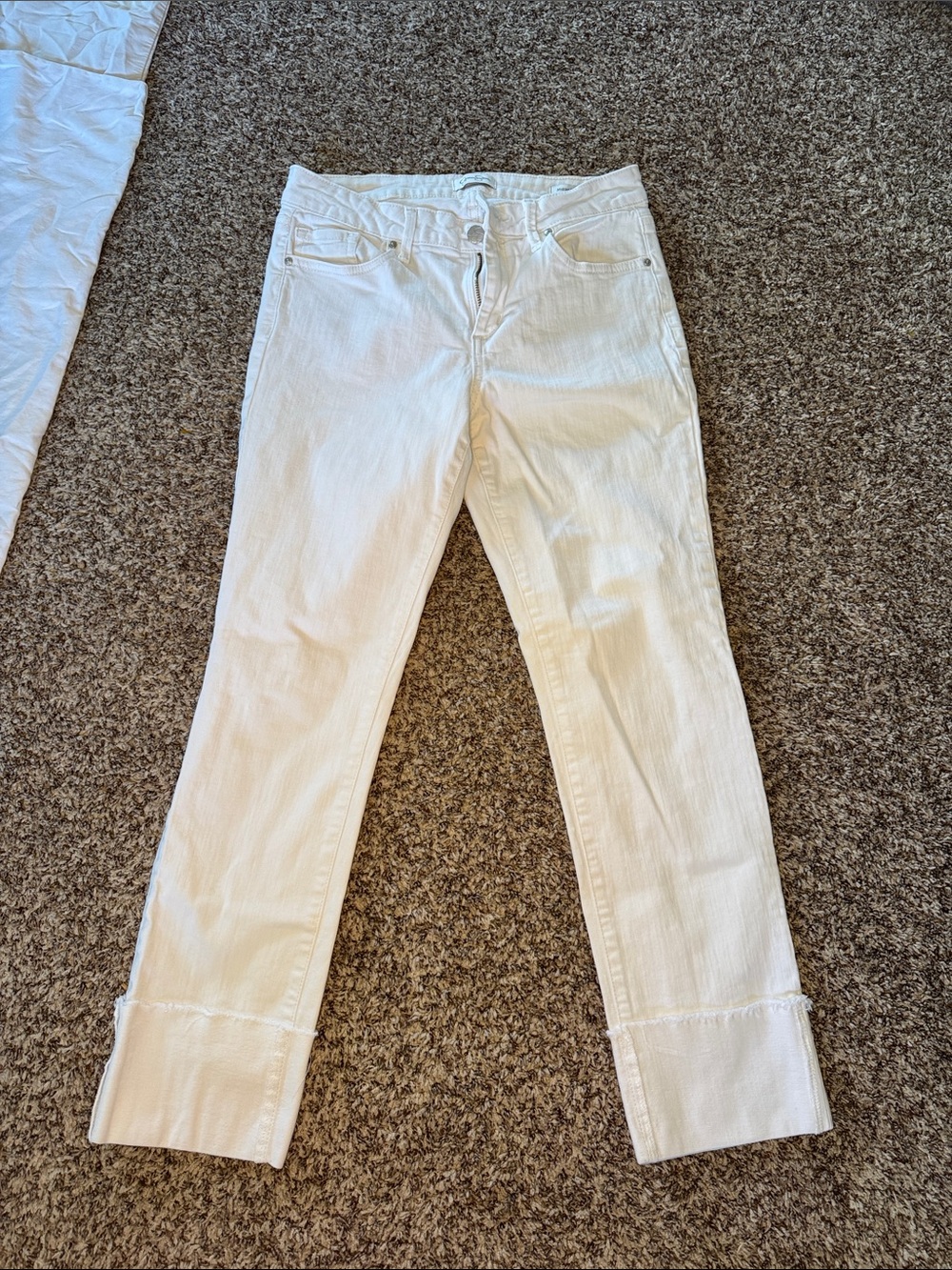 Jessica Simpson Midrise Straight Cuff Jeans